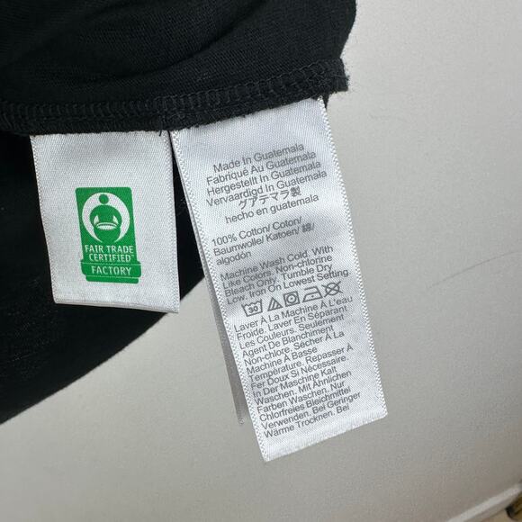 J.Crew Slub Cotton V Neck Tank Top Black Basics Lightweight Relaxed Medium NWT - Picture 7 of 10